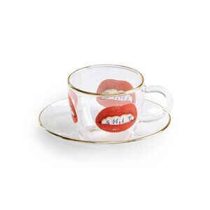 NIB - Seletti x Toiletpaper Graphic-Print Coffee Cups (Set of Two)